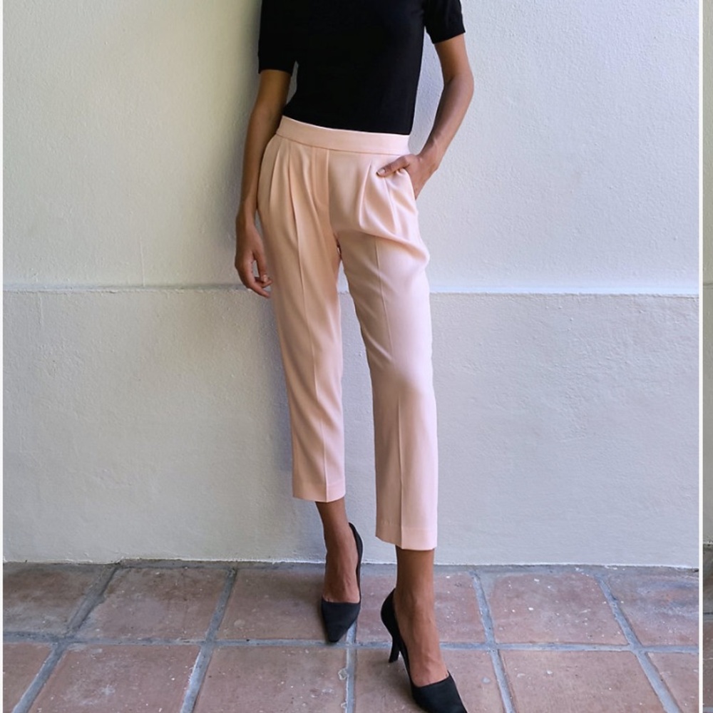 COPY - Aritzia Camel Brown Babaton Cohen Textured Pique Pant